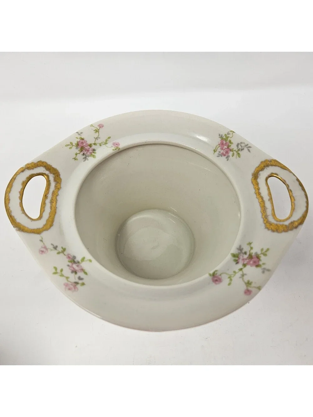 Theodore Haviland NY Pink Spray Creamer and Sugar Bowl Vintage 1937-1956 America